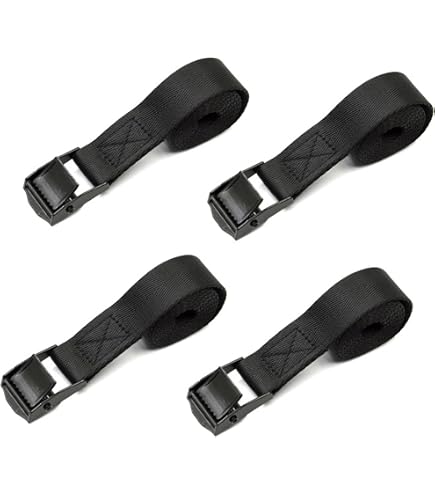 Lot De 5 Sangles De Fixation 50 Cm X 18 Mm - Fabriqué En Allemagne, Boucle Serrage Arno