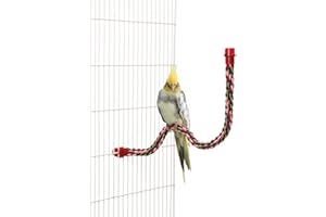 Cajou 3 er Pack Baumwollsitzstangen für Vögel (L: 66 cm ø 1,8 cm)