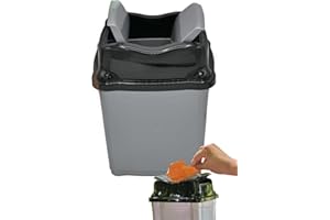 OLD DAVE Mini Pattumiera Bagno, Capacità 2L - Perfetta per Ufficio, Casa e Viaggio, Facile da Usare e Pulire - Mini Cestino Bagno - Pattumiera Cucina - Secchio Bagno Piccolo - Pattumiera da Scrivania