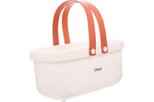 FOMIYES Cesto Per Il Lavaggio A Mano Tote Per La Pulizia Sacchetto Di Tote In Plastica Prodotti Per La Pulizia Della Casa Cesto Per Per La ia Per La Spesa Portatile