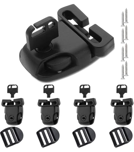 Clips De Couverture Piscine Pour Rail 44/40/35/30mm - Lot Anti-Vent Gris - Fixation Rapide Intex