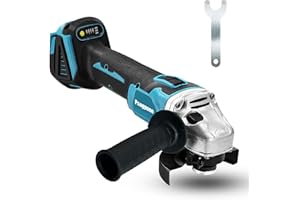 PSOGPONE Akku Winkelschleifer für Makita 18V Akku Bürstenlos 125mm Winkelschleifer mit Zusätzlicher Handgriff Drehzahlregelung Trennschleifer Scheibe Für Spindle Lock zum Schneiden, Schleifen, (ohne Akku)