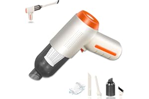 WHJC Staubgebläse Druckluft, Multifunktional Staubsaugen & Blasstaub, Elektrische Druckluftspray Reiniger, 9500pa Mini staubsauger für Tastatur Reinigung, Elektronik, Sofa, Auto