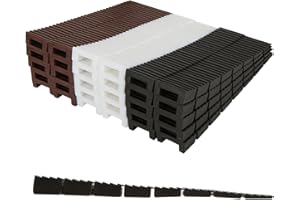 LDHHYH 150pcs Furniture Plastic Wedges & Shims for Leveling, Adjustable Shim Wedges for Tables, Chairs, Cabinets & Doors (White, Black, Coffee)