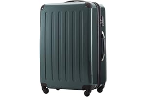 HAUPTSTADTKOFFER - Valigia Rigida Alex, TSA, Taglia 75 cm, 119 Litri, Colore Verde foresta