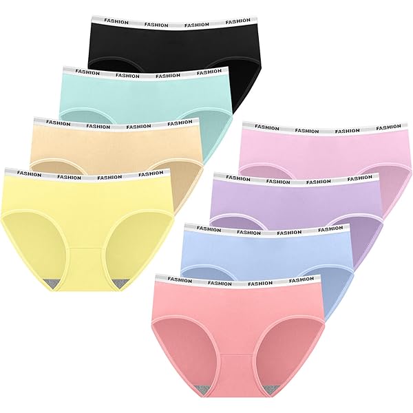 Lot De 5 Culottes Menstruelles FEOYA Pour Filles 10-16 Ans – Coton, Anti-fuites, Confortables