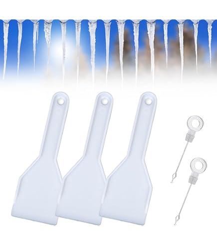 Grattoirs à Glace Pour Congélateur - Lot De 2 En Plastique ABS Rigide - 16,5 X 5,5 Cm - Pour Dégivrer Facilement