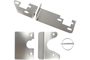 CISSIYOG Hecktürverriegelung Einbruchschutz für Fiat Ducato, Jumper, Boxer X250 X290 H1, H2, H3, Hecktür Prick Stop Gerät mit Klappsplint, Wohnmobil Zubehör Verschluss Sicherung