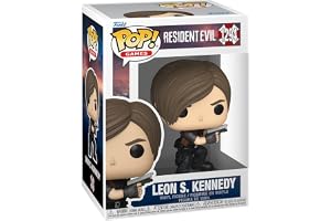 Funko Pop! Games: Resident Evil - Leon Kennedy- Samling Vinylfigur - Presentidé - Officiell Merchandising - Leksaker för Barn