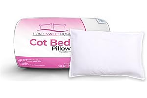 Home Sweet Home UK Anti Allergy Cot Bed Pillow 40x60cm approx Machine Washable Soft Touch