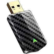 Adaptateur Sans Fil CarPlay Et Android Auto 2 En 1 - Connexion USB/Type-C, WiFi 5.8 GHz, Bluetooth 5.3 - Compatible IOS 10+ Et Android 11+ - Plug & Play