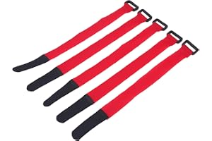 VGEBY Kardborreband, 5 stycken cykelkardborreband i nylon med kardborreband för fastsättning av cykelpump, ficklampa