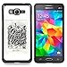 Produktbild For Samsung Galaxy Grand Prime SM-G530F G530FZ G530Y G530H G530FZ/DS Case , Chrysler New York City Poster Grau - Muster Design Hart Kunststoff Rückseite Handy Tasche Schale Etui Hülle Schutzhüllen