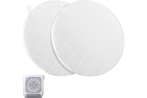 GOERPN Lot de 2 Filtre de Remplacement pour Aspirateur à Ongles Professionnel Écran de Filtration Hepa Léger pour Collecteur de Poussière d'Ongles,Accessoire Essentiel pour Machine à Manucure