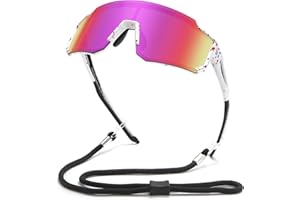 DUCO Polarizzato Gioventù Sport Ciclismo Ombra Luce Montatura UV400 Bambino Ragazzi Ragazze Baseball Occhiali da Sole 8-16 Anni DK310