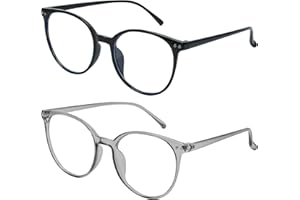 Aomig Blue Light Blocking Glasses, 1/2/3 Pcs Anti Blue Light Computer Gaming Glasses for Women Men, Lightweight Reading Glasses Anti Glare Anti Eyestrain