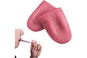 IKOPFLN Fausse Langue Réaliste Langue Réaliste Extensible Accessoires de Langue Artificiels Horrible Langue Réaliste Blagues Grossières d'halloween Trucs de Farce Jouets de Langue Extensibles, 3 pièce