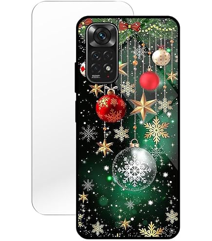 Yoedge 2 Custodie Natalizie Per Xiaomi Redmi Note 11S/11 4G - Cover Morbida In Silicone Con Motivo Alce E Natale - Antingiallimento - 2