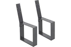‎ML DESIGN MODERN LIVING ML-Design 2 Stück Bankbeine aus Stahl massiv 40x78,5cm Anthrazit stabil wetterfest rostfrei Bankgestell aus Metall mit Rückenlehne für Außenbereich DIY Gartenbank Bankkufen Bankfüße Parkbank Sitzbank