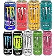 Monsters Energy Drink Variety Pack, Zero Sugar and Regular, 500ml Cans, 9 Flavours (UK)