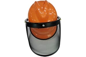 Lpitoy Casco De Seguridad para Desbrozadora, Casco Protector para Motosierra, Máscara De Protección De Seguridad, Casco, Cortacésped, Accesorios para Silvicultura