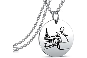 FUNYSO Cooking Lovers Gift Rat Fans Gift Rat Chef Cooking Gift Rat Theme Movie Necklace for Fandom (Mouse Cooking nec UK)