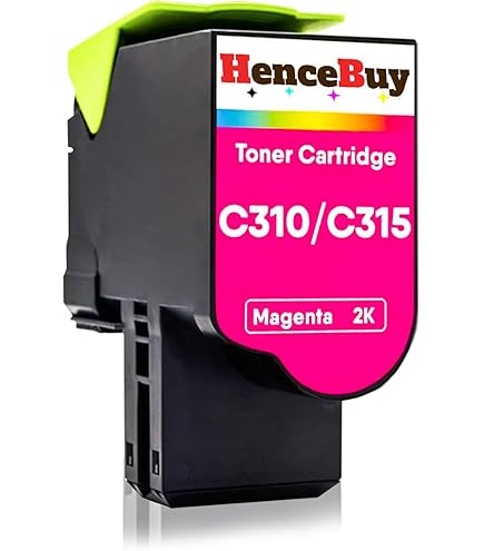 TOPRINT C310 C315 - Cartuchos de tóner compatibles con 4 colores