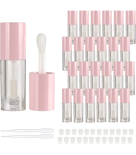 40 Leere Lipgloss-Tuben Transparent – 15 Ml, Nachfüllbar, Weich, Für DIY Kosmetik & Reise