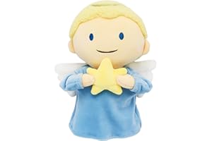 Firecos Gesù di Peluche, Bambola di Peluche di Gesù Angelo da 25 cm, Simpatici Giocattoli di Cristo per Bambini, Bambole da Letto, Regali di Pasqua Battesimo (Bambino)