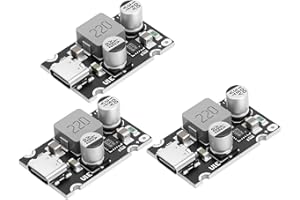 PD65W Schnelllademodul,QIQIAZI Schnelllademodul 12V-30V auf USB-C PD3.1 QC3.0 mit Typ-C Port,USB Buck Converter DC-DC Step Down Module für Telefon-Schnellladung(3 Stück)