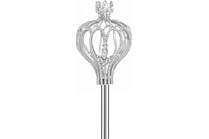 GlSAKE Queen King Costume Sceptre Princess Wand Fairy Wand Magic Wands Role Play Dress-up Party Prom Cosplay Sceptre For Adults