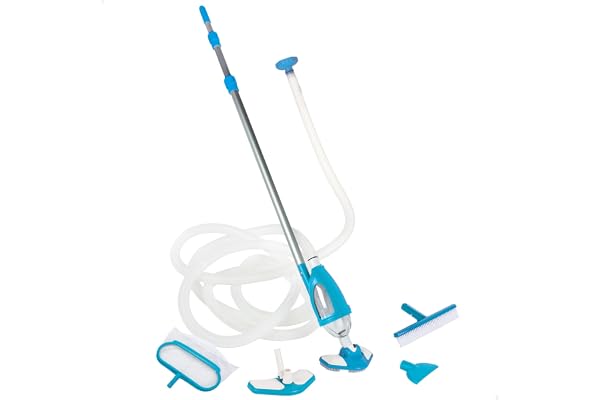 Intex Kit Deluxe per la manutenzione della piscina - accessori per la piscina - set per la pulizia della piscina - 5 pezzi