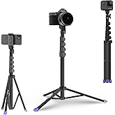 Syvo SP-500 63 Inch (160CM) 1.6M Tripod Stand with Mobile Phone Holder – Versatile Stand for Ring Lights, Cameras, and Mobile