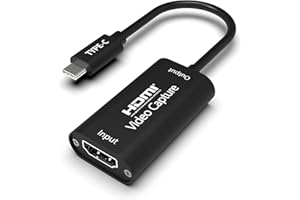 BAYNOS Scheda acquisizione video 4K HDMI a USB Type C, game capture card 1080p per streaming giochi/editing/console/pc/tv