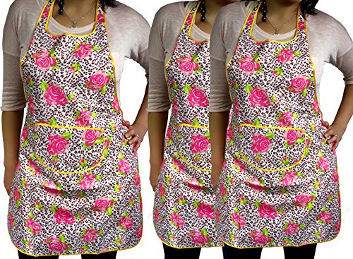 Schürze aus Gummi, abwaschbar, Gartenschürze, Kochschürze, Arbeitsschürze, Einheitsgröße, SW627, , - 2