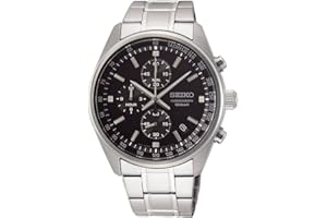 Seiko Homme Analogique Quartz Japonais Montre avec Bracelet en Acier Inoxydable SSB377P1