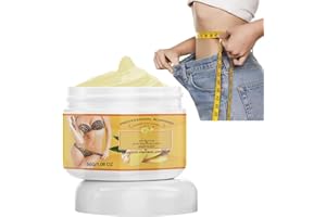 GROSPE Fettverbrennende Ingwercreme,Anti-Cellulite-Ganzkörper-Schlankheitscreme,Massagecreme,Fettverbrennende Creme Für Den Bauch,Perfekt Gegen Cellulite, Beruhigend,Entspannend,Straffend und Schlank Machen