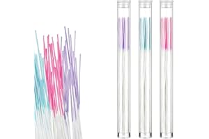 NAZEAUF Earrings Hole Cleaner - 180pcs Earrings Hole Cleaner Floss, Disposable Ear Floss,Ear Hole Cleaning Line,Ear Piercing Cleaning Line,Piercing Cleaning Sticks,Ear Piercing Care Cleaning Tool Odor Removal