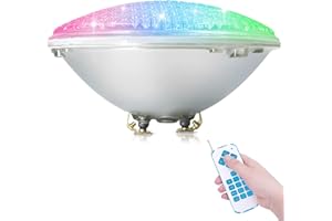 COOLWEST RGBW PAR56 36 W LED Pool Lighting Hanging Underwater Replacement 250 W Halogen Headlight DC/AC 12 V [Multi-Way]