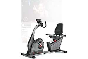 Sportstech - ES600 Bicicleta Estatica, Recostada Bicicleta Spinning, Inalámbrica Bici Estatica, Bicicleta Eliptica para Casa con Sistema Autogenerador, Sensor de Pulso y Freno Magnético Silencioso