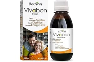 Herbion Naturals Vivabon Digestive & Nutritive Tonic, pour adultes, arôme litchi, sirop, 150 mL