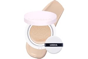 Missha Magie Kissen Abdeckung Dauerhaft Stiftung SPF50+, Nr. 21 Licht Beige, 15 g, Natural Beige