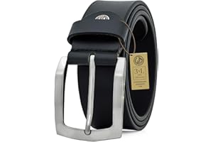 LINDENMANN Leder-Gürtel Herren 40 mm breit, Gürtel Herren Vollrindleder schwarz