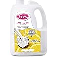 Fem Safe Handz Handwash Kills Germs Enriched With The Goodness Of Lemon And Glycerine Liquid Soap Refill Pack - 5 L