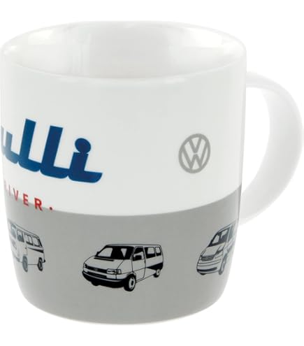 Nostalgic-Art - Volkswagen Retro koffiebeker - VW Bulli T1 - Let's Get Lost, grote gelicentieerde mok als vintage VW bus cadeau-idee, 330 ml