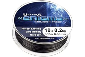 ULTIMA Enigma - 300m Spool - Silt - 0.35mm - 15.0lb/6.8kg, Silt Grey