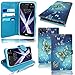 Produktbild Mobile Stuff Hülle für LG Q6 LG Q6 Wallet Case Lederhülle Schutzhülle für LG Q6 (5.5") Flipcase Translucent für LG Q6/LG Q6+/LG Q6 Alpha (Butterfly Golden Case)
