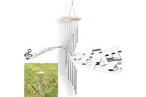 JJiaoLinin Carillon à Vent de Jardin,Carillons éoliens Carillon d'extérieur en Aluminium Carillons Décoratifs Extérieur Bells Bois Wind Chime Carillon Commémoratif pour l'extérieur pour Cour Porche