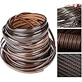 HANKRSSTOP 459 FT Wicker Repair Material,Gradient Brown Coffee Synthetic Rattan Repair Material with Premium New Materials Wicker Repair Kit for Rattan Chair Sofa and Storage Basket Replacement.