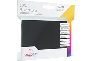 Gamegenic GGS11018ML Prime Sleeves (100-Pack), Black